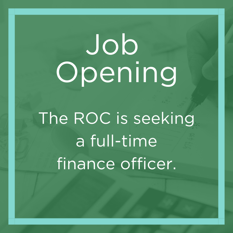The Rural Outreach Center is looking for a full-time Finance Officer.