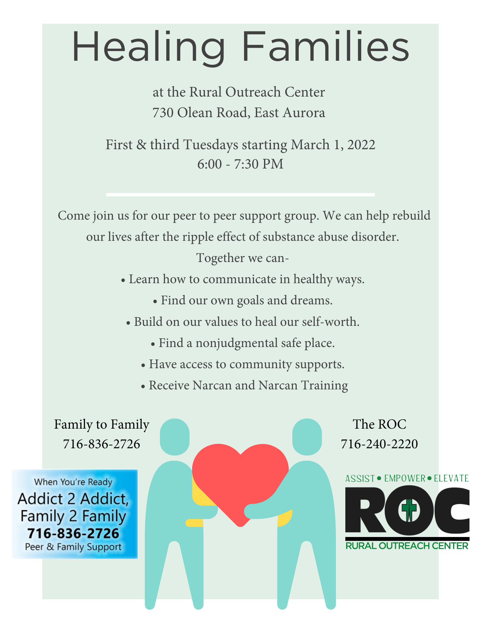 Open to the Public: Healing Families Support Group