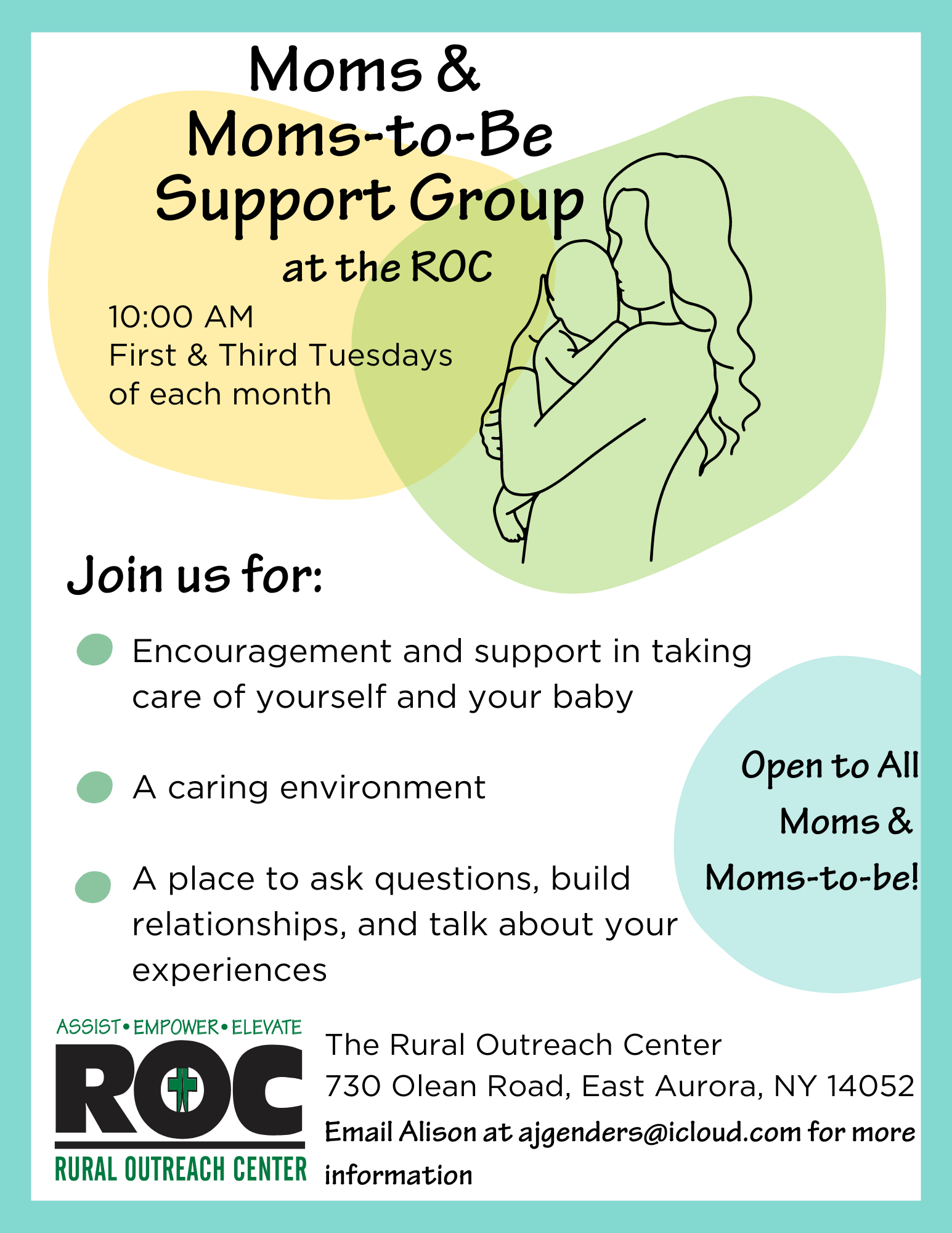 Open to the Public: Moms & Moms-to-Be Support Group