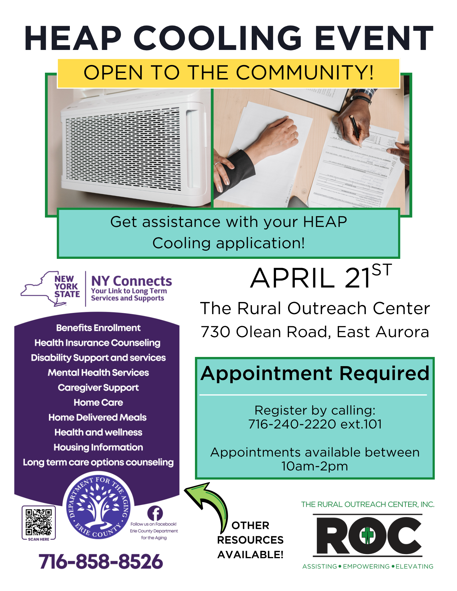 HEAP Cooling Event at The ROC